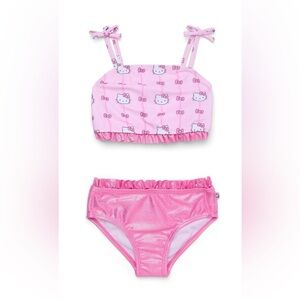 Hello Kitty Shimmer Tankini Swimsuit UPF 50+ NEW!